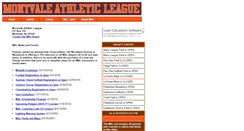 Desktop Screenshot of montvaleathleticleague.com